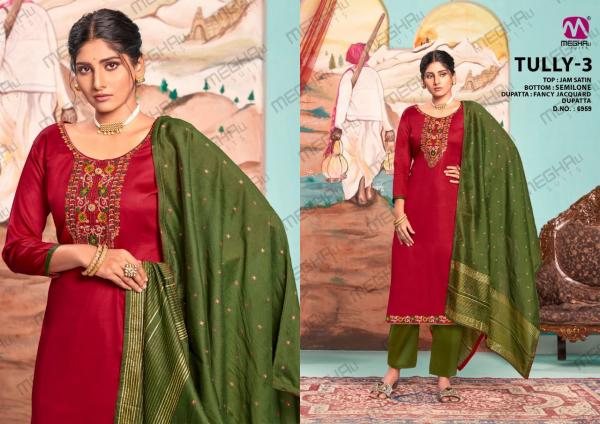 Meghali Tully 3 Beautiful Ethnic Wear Salwar 